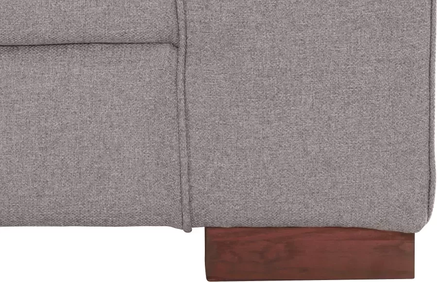 Home affaire Hoekbank Broughton L-vorm zacht zitcomfort incl. 4 sierkussens opstaande naad - Foto 3