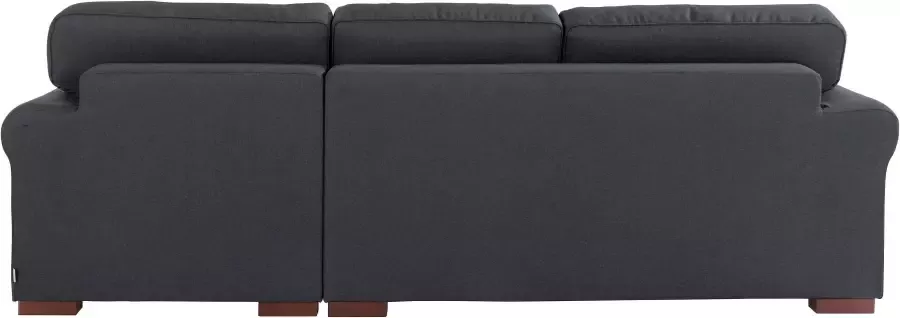 Home affaire Hoekbank Broughton L-vorm zacht zitcomfort incl. 4 sierkussens opstaande naad - Foto 7