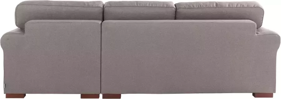 Home affaire Hoekbank Broughton L-vorm zacht zitcomfort incl. 4 sierkussens opstaande naad - Foto 8