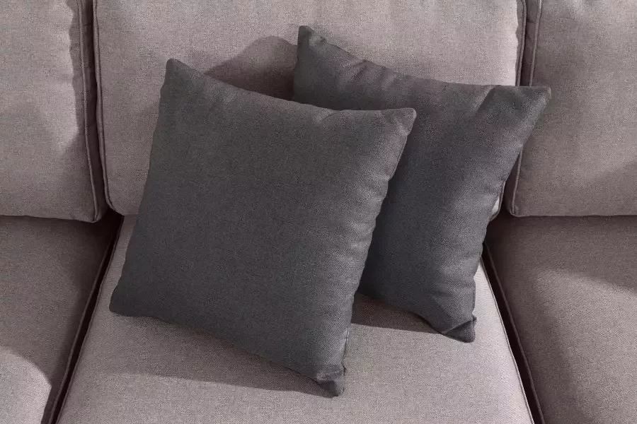 Home affaire Hoekbank Broughton L-vorm zacht zitcomfort incl. 4 sierkussens opstaande naad - Foto 2