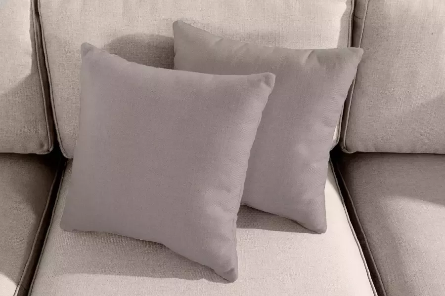 Home affaire Hoekbank Broughton L-vorm zacht zitcomfort incl. 4 sierkussens opstaande naad - Foto 2