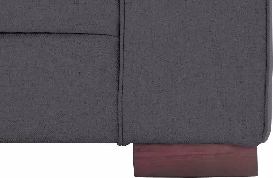 Home affaire Hoekbank Broughton L-vorm zacht zitcomfort incl. 4 sierkussens opstaande naad - Foto 3