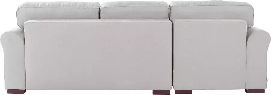 Home affaire Hoekbank Broughton L-vorm zacht zitcomfort incl. 4 sierkussens opstaande naad - Foto 7