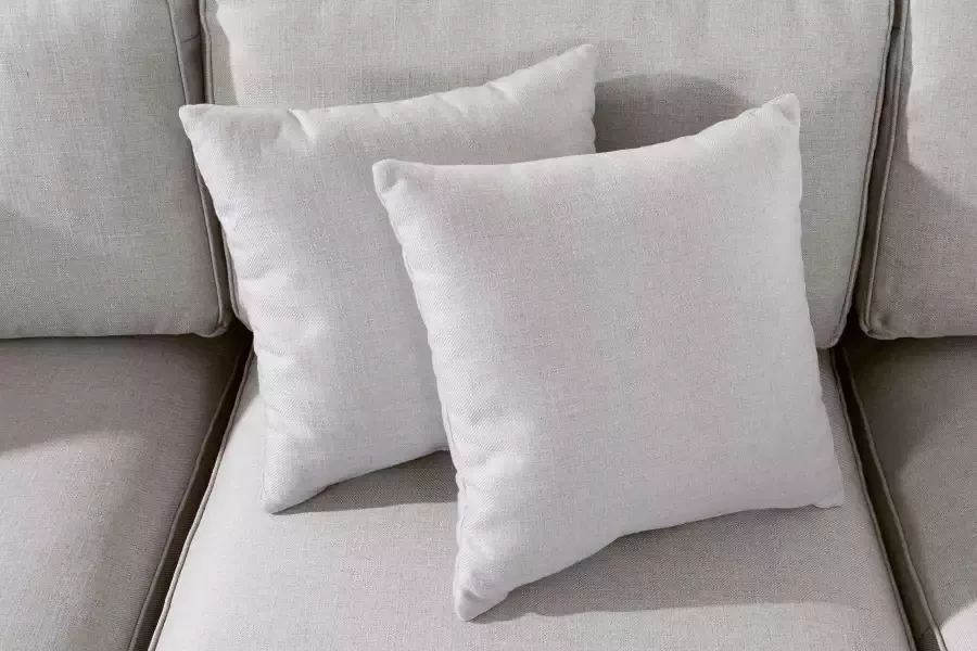 Home affaire Hoekbank Broughton L-vorm zacht zitcomfort incl. 4 sierkussens opstaande naad - Foto 2