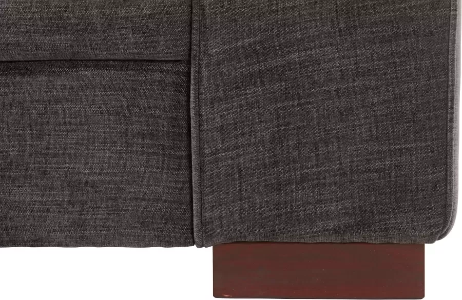 Home affaire Hoekbank Broughton L-vorm zacht zitcomfort incl. 4 sierkussens opstaande naad - Foto 2