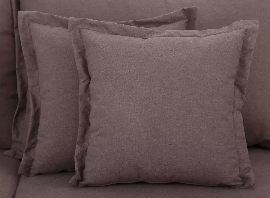 Home affaire Hoekbank Edina L-vorm ook in katoenmix-overtrekstof in scandinavische stijl
