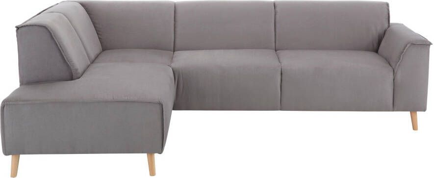Home affaire Hoekbank Julia tijdloze en elegante bank hoog zitcomfort L-vorm - Foto 10