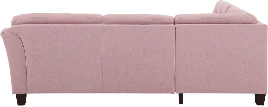 Home affaire Hoekbank Trondheim L-vorm met binnenvering en capitonnage achter poten beuken donker - Foto 9