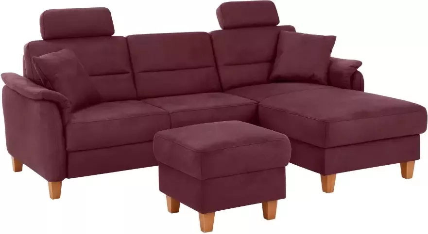 Home affaire Hoekbank Palmera L-vorm Binnenvering naar keuze met slaapfunctie en met zonder bedkist - Foto 3