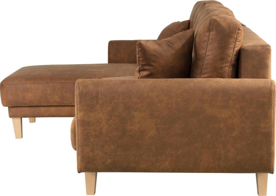 Home affaire Hoekbank TRIPLO optionele slaapbank met bedlade afmetingen B D H: 234 164 89 cm - Foto 3