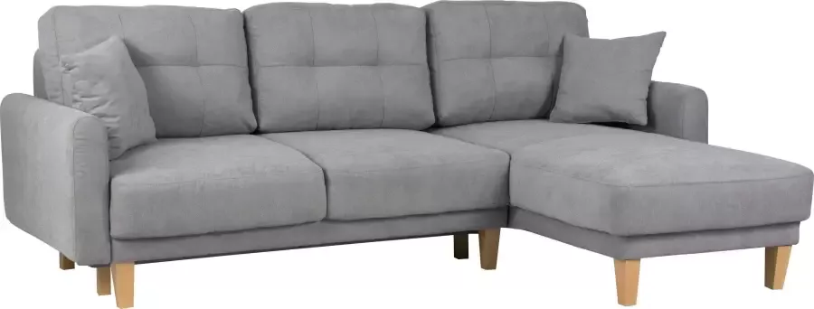 Home affaire Hoekbank TRIPLO optionele slaapbank met bedlade afmetingen B D H: 234 164 89 cm - Foto 10