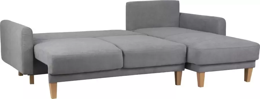 Home affaire Hoekbank TRIPLO optionele slaapbank met bedlade afmetingen B D H: 234 164 89 cm - Foto 9