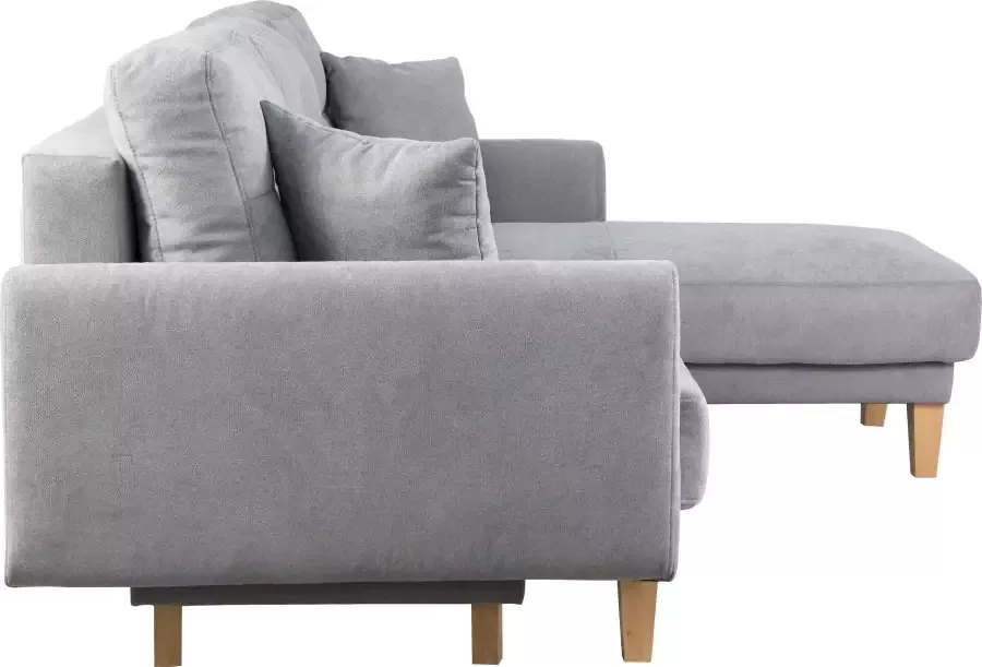Home affaire Hoekbank TRIPLO optionele slaapbank met bedlade afmetingen B D H: 234 164 89 cm - Foto 3