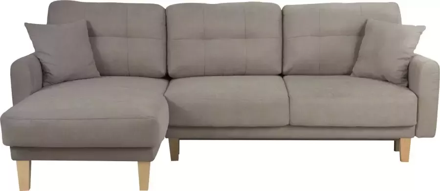 Home affaire Hoekbank TRIPLO optionele slaapbank met bedlade afmetingen B D H: 234 164 89 cm - Foto 4