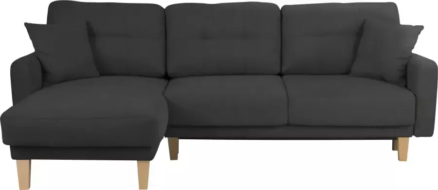 Home affaire Hoekbank TRIPLO optionele slaapbank met bedlade afmetingen B D H: 234 164 89 cm - Foto 4