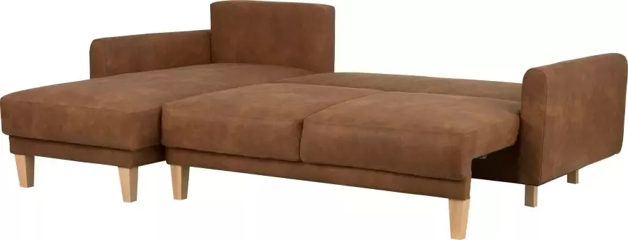 Home affaire Hoekbank TRIPLO optionele slaapbank met bedlade afmetingen B D H: 234 164 89 cm - Foto 10