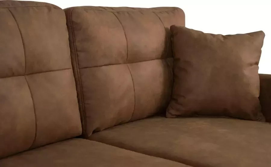 Home affaire Hoekbank TRIPLO optionele slaapbank met bedlade afmetingen B D H: 234 164 89 cm - Foto 5