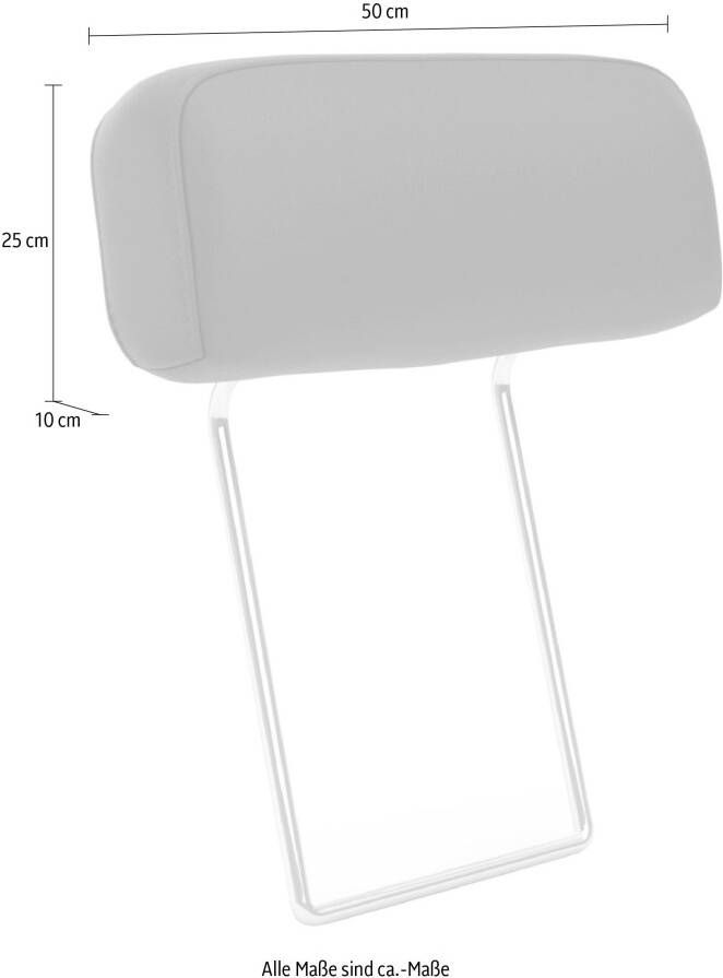 Home affaire Hoofdsteun Palmera B: 50 cm Set: 2 stuks passend bij de serie (2 stuks) - Foto 3