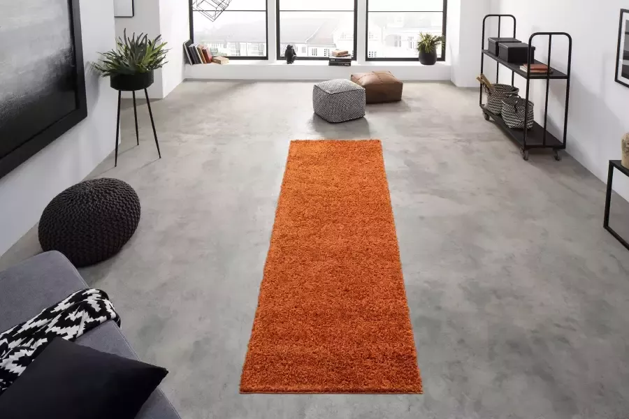 My home Loper Shaggy 30 Tapijtloper brug unikleuren bijzonder zacht en behaaglijk - Foto 1