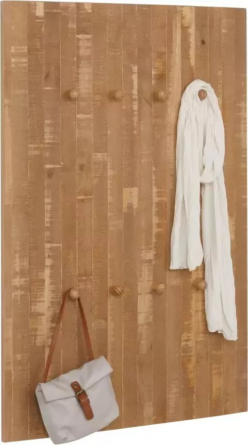 Home affaire Kapstokpaneel Rondo met 8 massieve houten haakjes in shabby-look breedte 75 cm - Foto 7