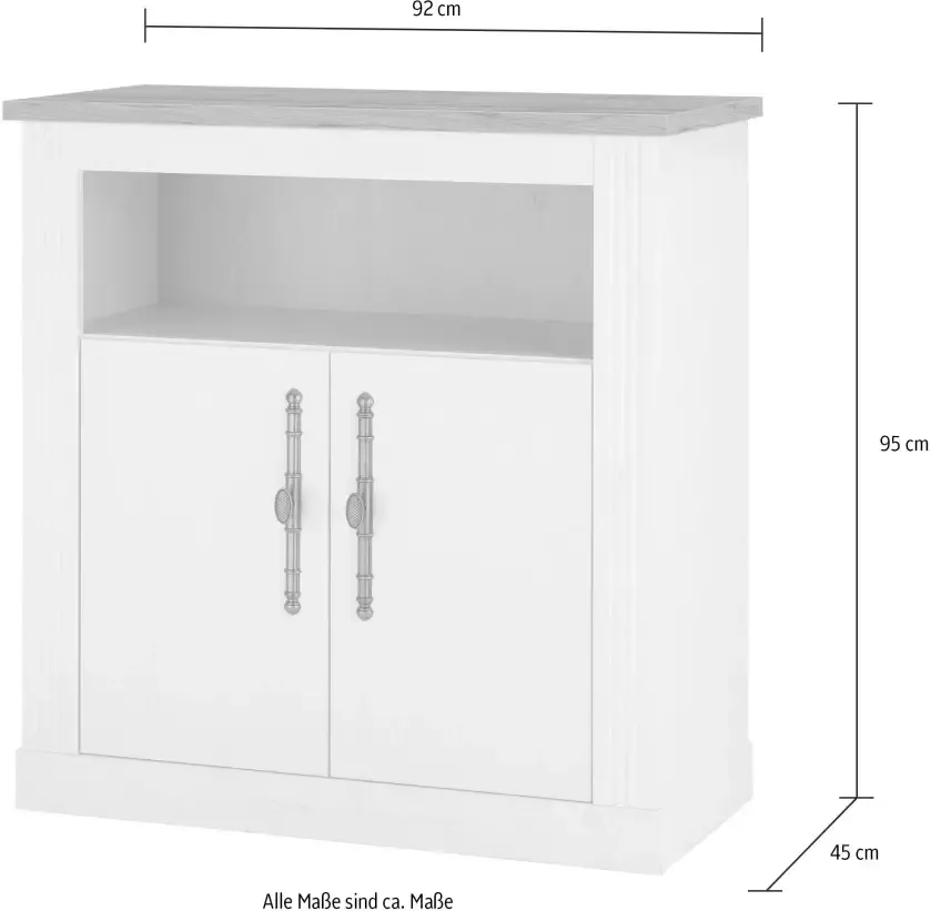 Home affaire Kast Westminster Breedte ca. 92 cm - Foto 4