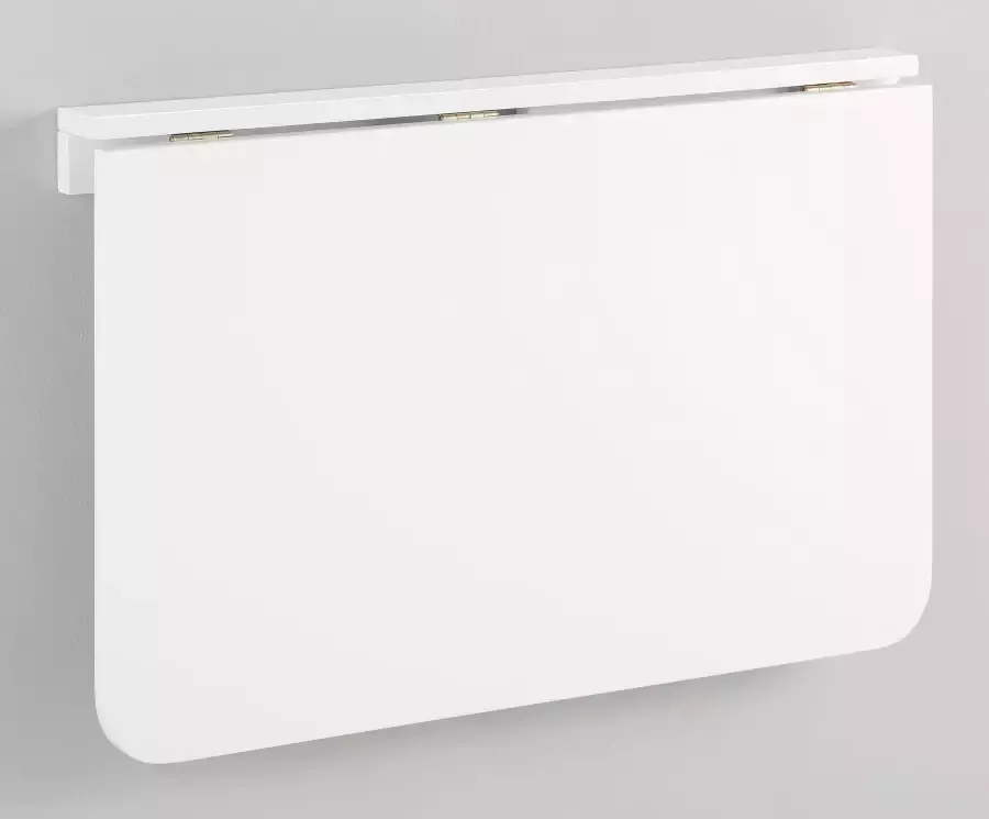 Home affaire Klaptafel Trend van wit gelakt mdf hout ruimtebesparend dikte van het tafelblad 1 8 cm