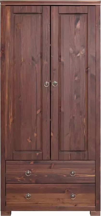 Home affaire Kledingkast Gotland Hoogte 178 cm met houten deuren - Foto 8
