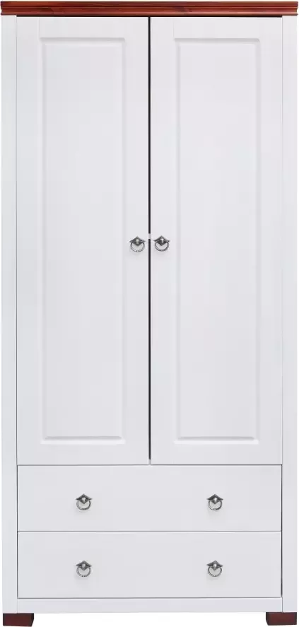 Home affaire Kledingkast Gotland Hoogte 178 cm met houten deuren - Foto 8