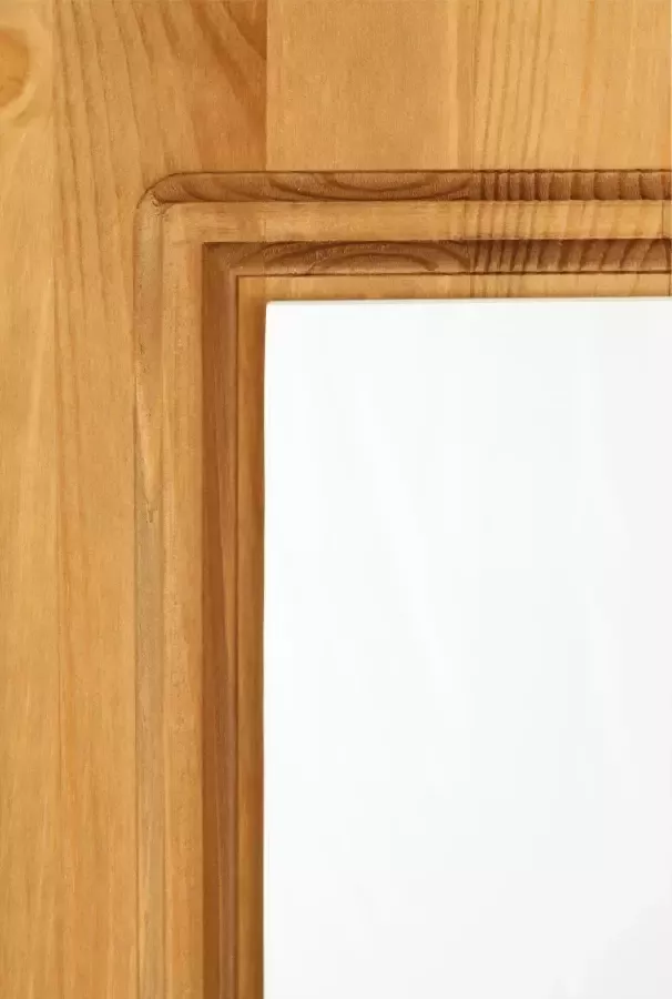 Home affaire Kledingkast Hugo gemaakt van massief grenen in landelijke stijl met spiegel - Foto 5