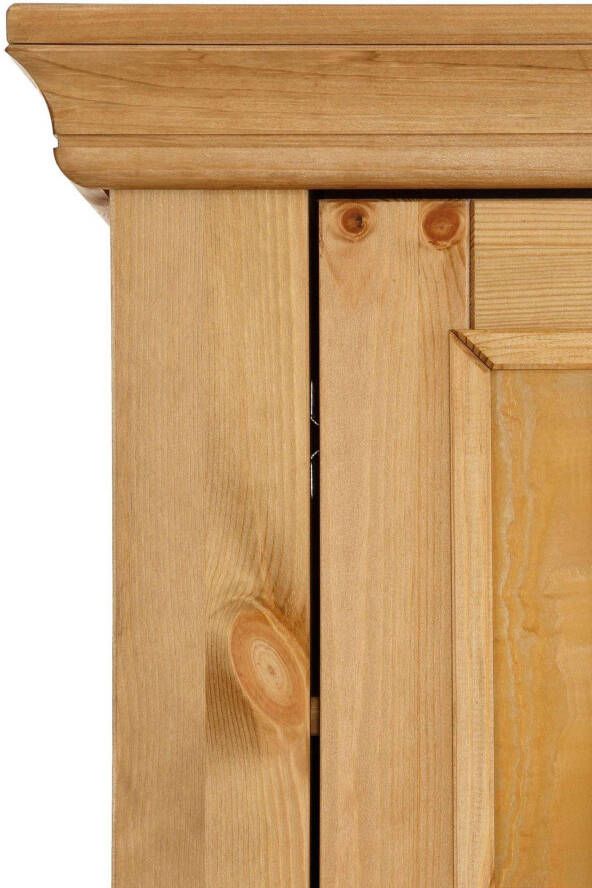 Home affaire Kledingkast Skandinavia Massief hout 2-deurs met lade en ophangmogelijkheden aan de zijkant - Foto 6
