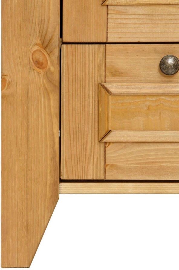 Home affaire Kledingkast Skandinavia Massief hout 2-deurs met lade en ophangmogelijkheden aan de zijkant - Foto 5