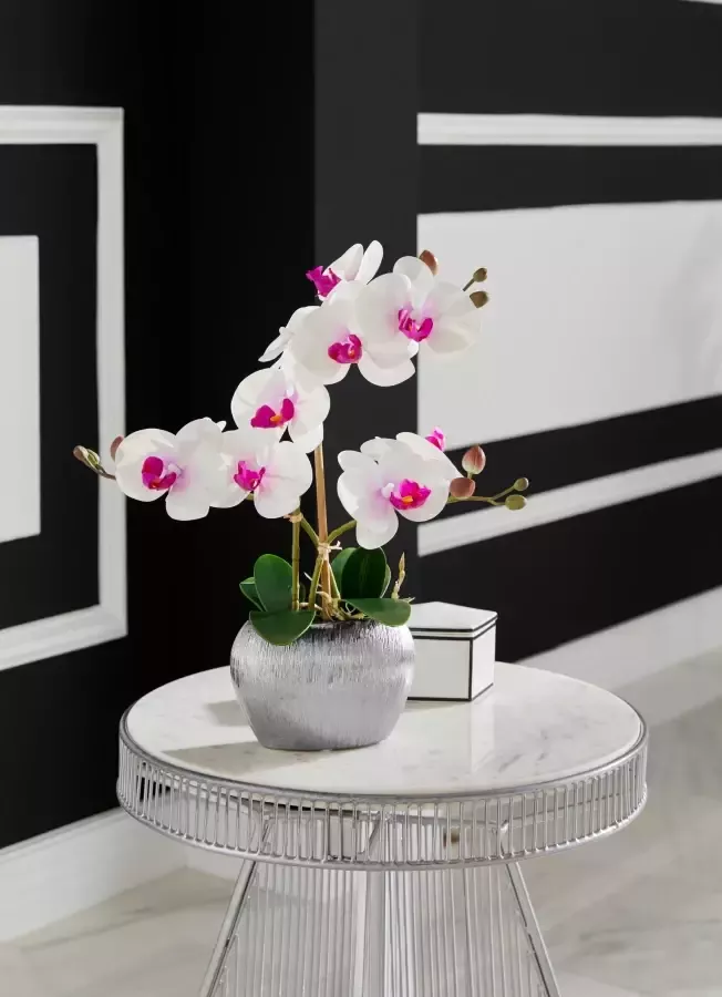 Home affaire Kunstplant Orchidee Kunstorchidee in een pot (1 stuk) - Foto 4