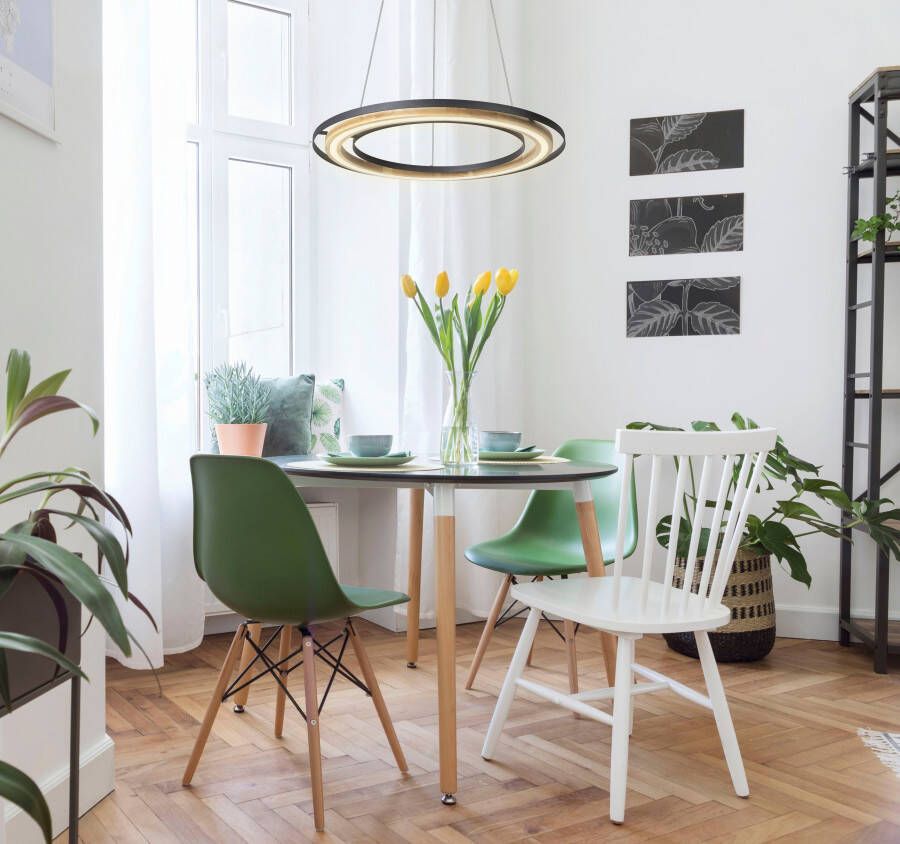 Home affaire Led-hanglamp Percht Dimbaar via wandschakelaar in hoogte verstelbaar (1 stuk) - Foto 2