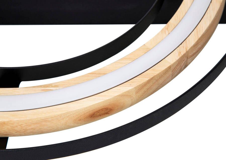 Home affaire Led-plafondlamp Percht Dimbaar via wandschakelaar 3-niveaus schakelbaar (1 stuk) - Foto 4