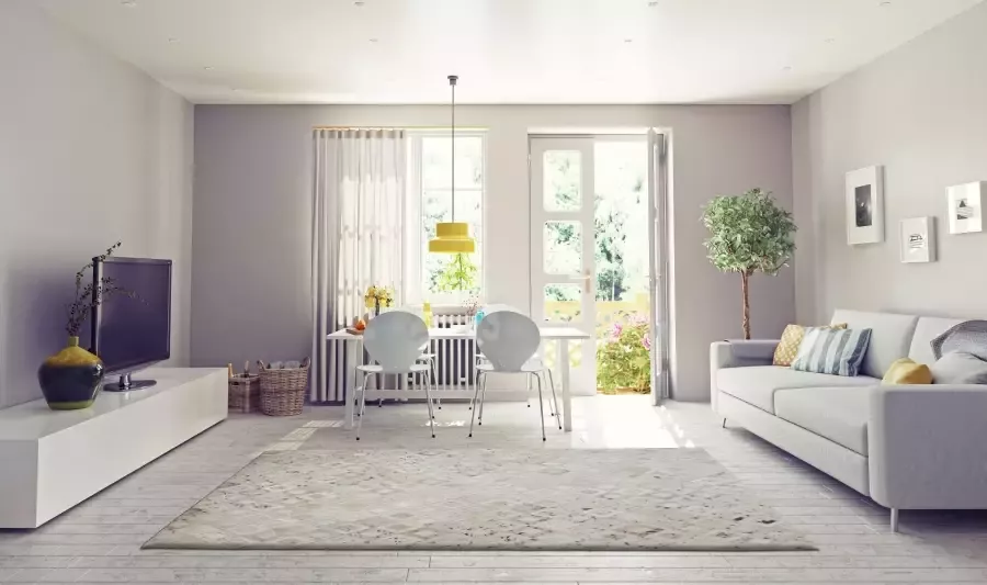 Kayoom Creme Grijs vloerkleed 160x230 cm A-symmetrisch patroon Geruit Modern - Foto 6