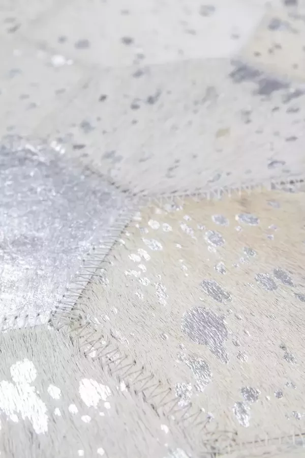 Kayoom Vloerkleed Spark 210 100% leer uniek pluisvrij geschikt voor allergieën & vloerverwarming - Foto 6