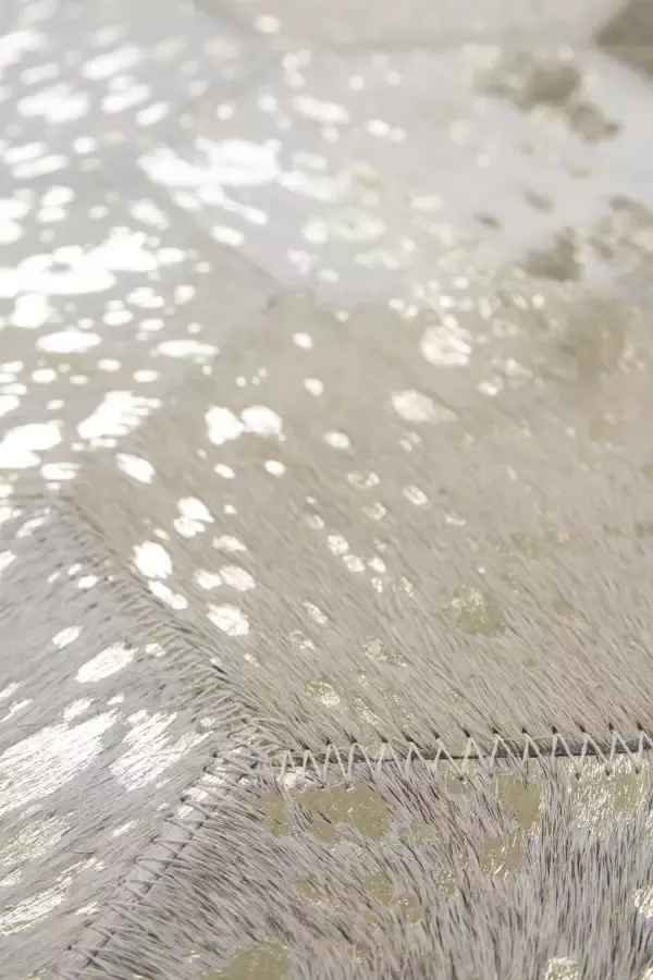 Kayoom Vloerkleed Spark 210 100% leer uniek pluisvrij geschikt voor allergieën & vloerverwarming - Foto 4