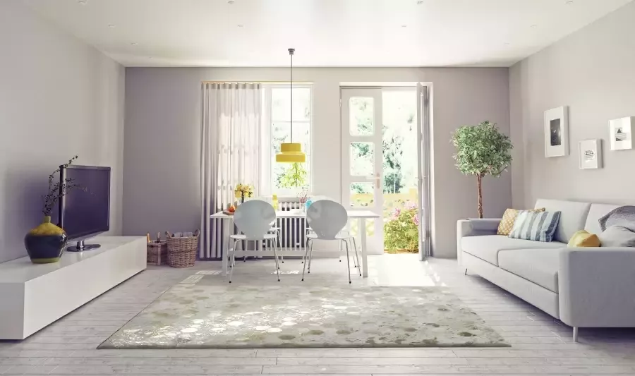 Kayoom Vloerkleed Spark 210 100% leer uniek pluisvrij geschikt voor allergieën & vloerverwarming - Foto 6