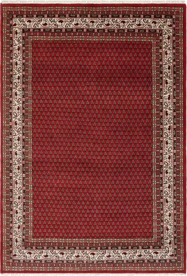 My home Oosters tapijt Levin handgeknoopt zuiver wol met franjes ook als loper woonkamer - Foto 1