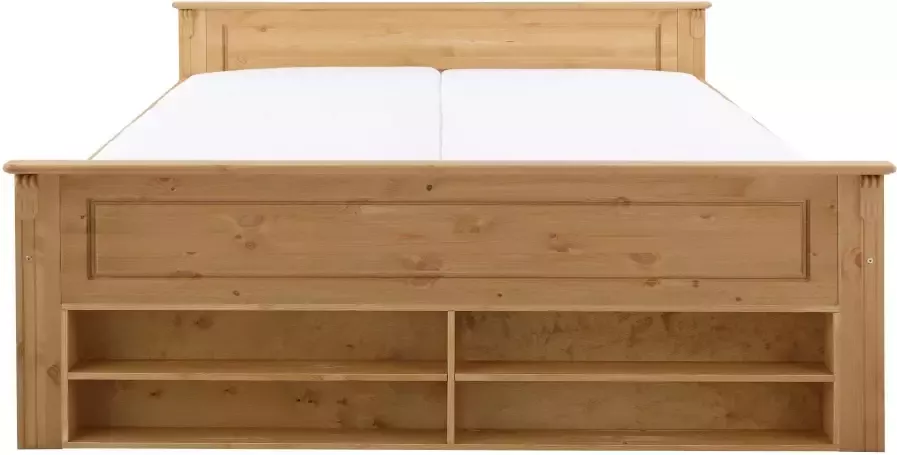 Home affaire Massief houten ledikant TESSIN FSC-gecertificeerd grenen Bed met opbergruimte INCLUSIEF oprolbare lattenbodem - Foto 8