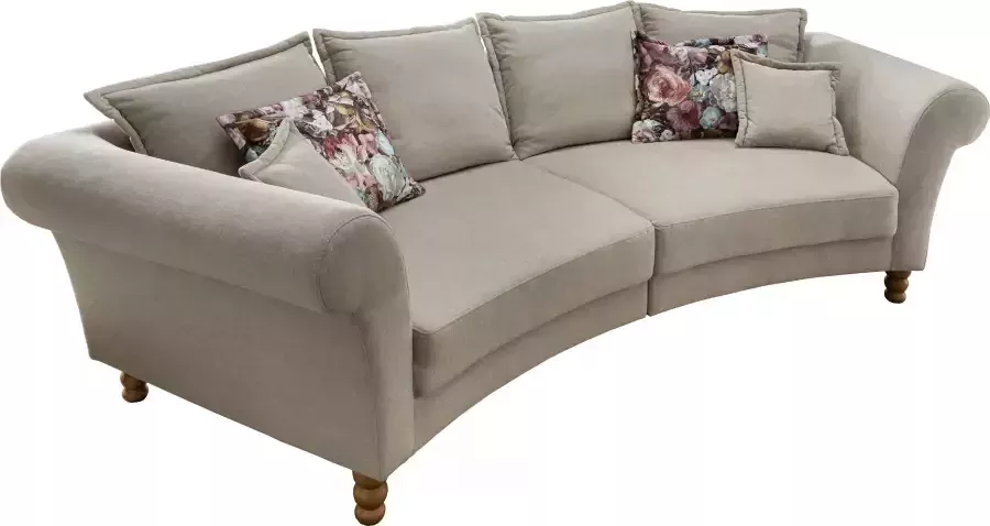 Home affaire Megabank Tassilo gebogen vormentaal comfortabel Mega Sofa breedte 350cm - Foto 3