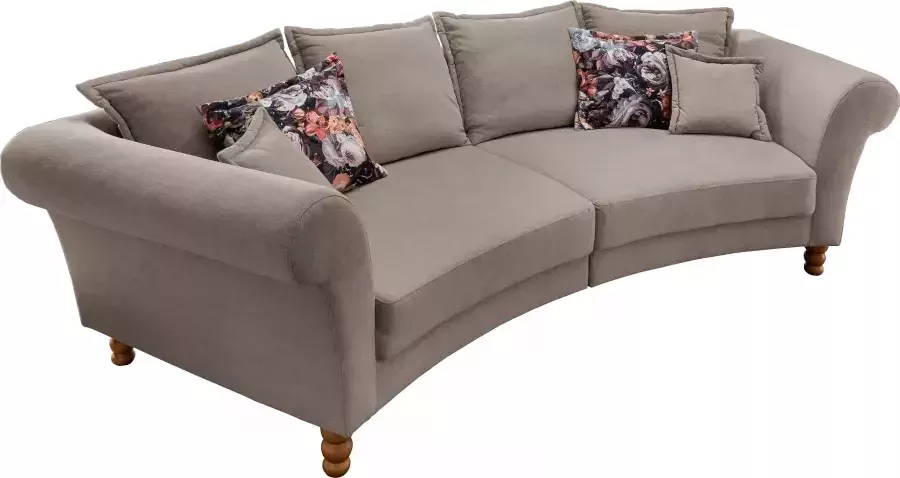 Home affaire Megabank Tassilo gebogen vormentaal comfortabel Mega Sofa breedte 350cm - Foto 3