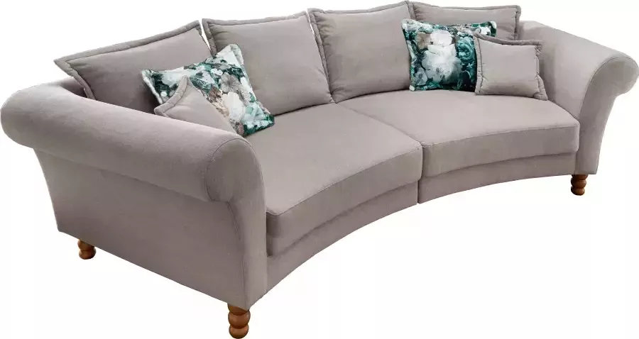 Home affaire Megabank Tassilo gebogen vormentaal comfortabel Mega Sofa breedte 350cm - Foto 3