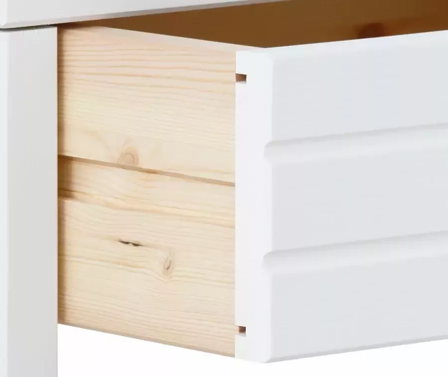Home affaire Nachtkastje Capre gecertificeerd massief hout gemakkelijk te onderhouden oppervlak lade - Foto 5