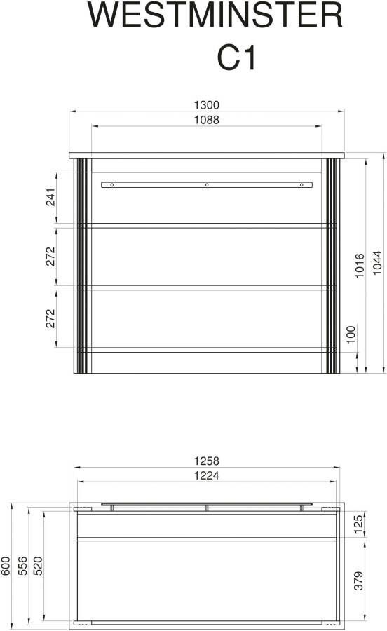 Kochstation Onderkast KS-Westminster Keukenbar vrij plaatsbaar hoogte 105 cm exclusief by Otto - Foto 9