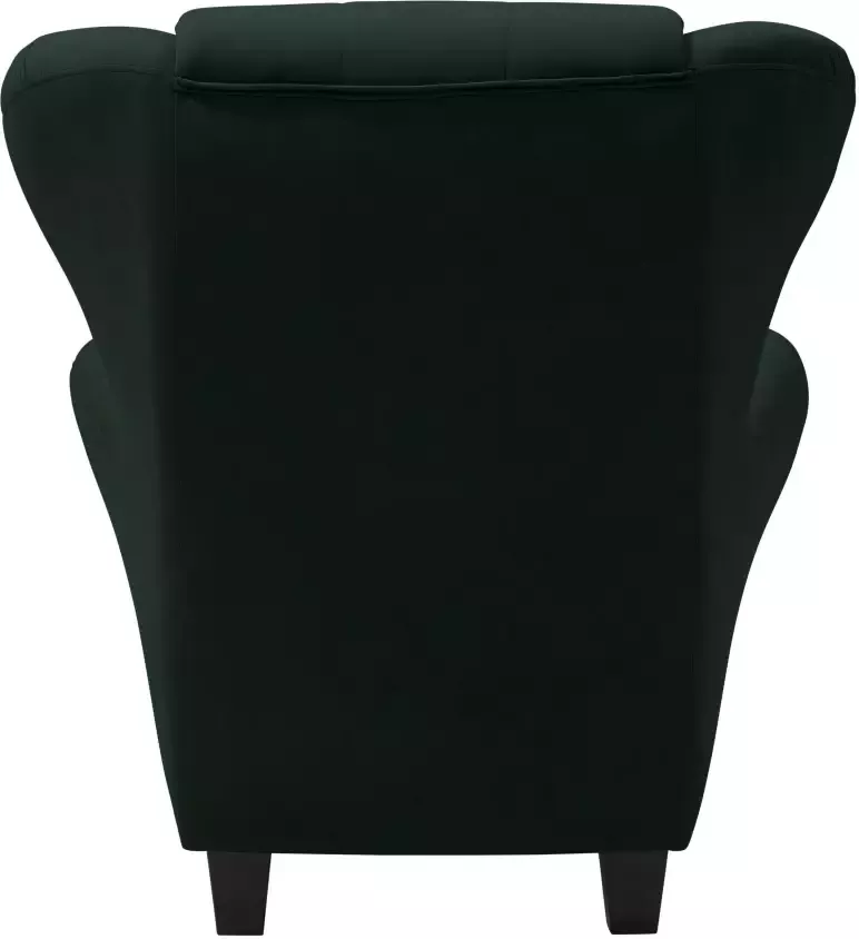 Home affaire Oorfauteuil Alexander incl. hocker met stiksels in vele kleuren (2 stuks) - Foto 5