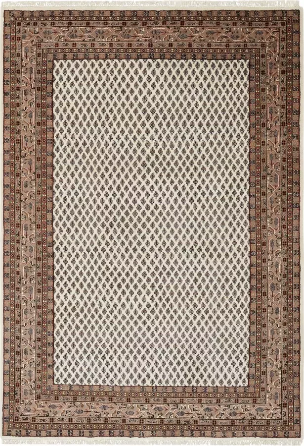 My home Oosters tapijt Levin handgeknoopt zuiver wol met franjes ook als loper woonkamer - Foto 1