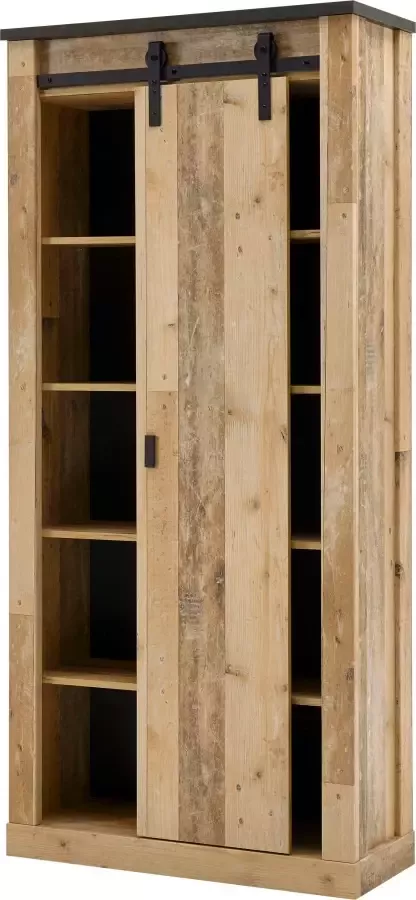 Home affaire Rek Sherwood modern houtdecor met schuurdeurbeslag van metaal hoogte 201 cm - Foto 5