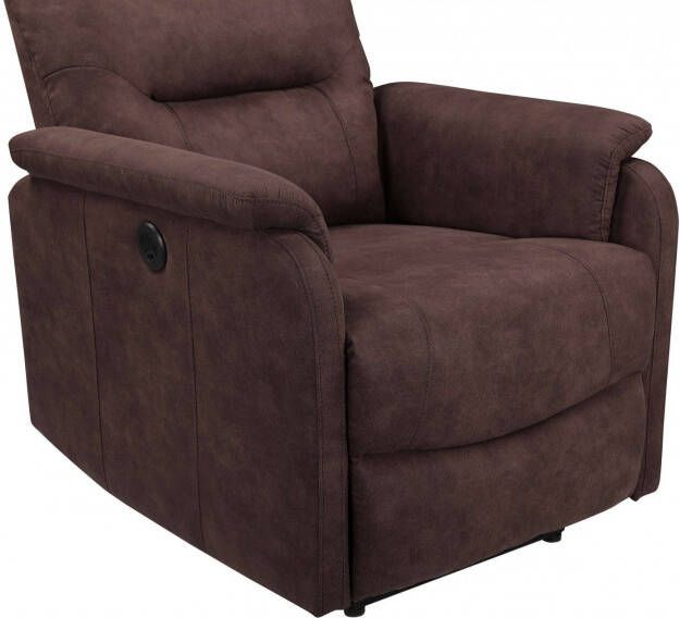 Home affaire Relaxfauteuil Coullon TV-Sessel mit Schlaffunktion Relaxfunctie met USB-aansluiting - Foto 4