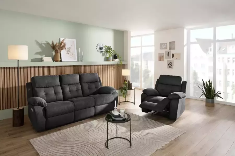 Home affaire Relaxfauteuil Lannilis Sessel mit Schlaffunktion TV-Sessel für Wohnzimmer met handmatige en elektrische relaxfunctie - Foto 5